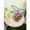 Zając wyjątkowy Królik Wielkanoc Loft ozdoba figurka duży XL 50cm Zajączek